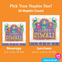 Napkins - Diwali Festival of Lights - 24 Ct