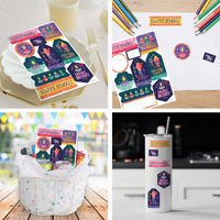 Diwali Festival of Lights Party Favor Stickers - 12 Sheets - 120 Stickers