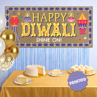 Custom Text Diwali Festival of Lights Kraft Banner