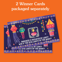 Diwali Festival of Lights Scratch Off Cards Game - 22 Ct