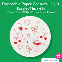 Drink Coasters - Drinks with the Girls - 25 Ct