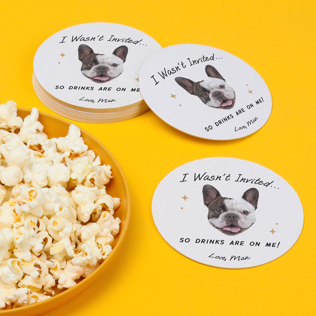 Custom Face Coasters - Drinks On Me