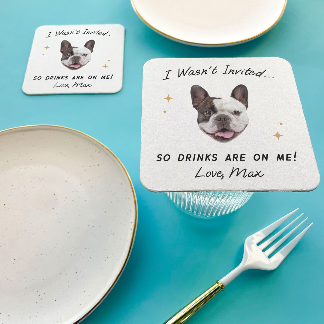 Custom Face Coasters - Drinks On Me