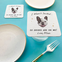 Custom Face Coasters - Drinks On Me