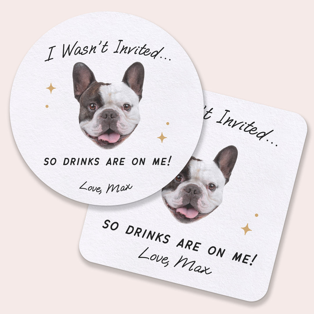 Custom Face Coasters - Drinks On Me