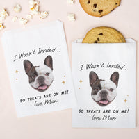 Custom Face Paper Treat Bags - Drinks On Me
