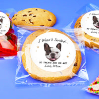 Custom Face Stickers & Clear Cookie Bags - Drinks On Me