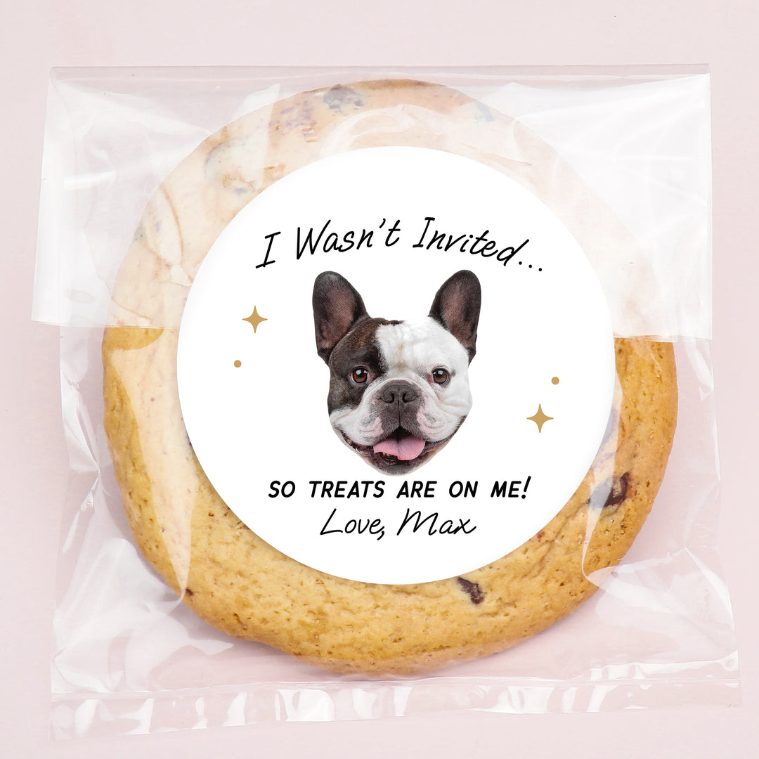 Custom Face Stickers & Clear Cookie Bags - Drinks On Me