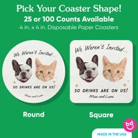 Custom Face Coasters - Drinks On Us
