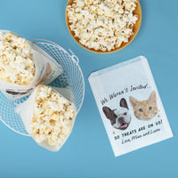 Custom Face Paper Treat Bags - Drinks On Us