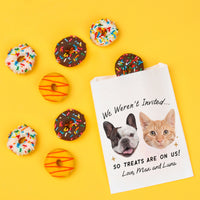 Custom Face Paper Treat Bags - Drinks On Us