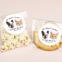 Custom Face Stickers & Clear Cookie Bags - Drinks On Us