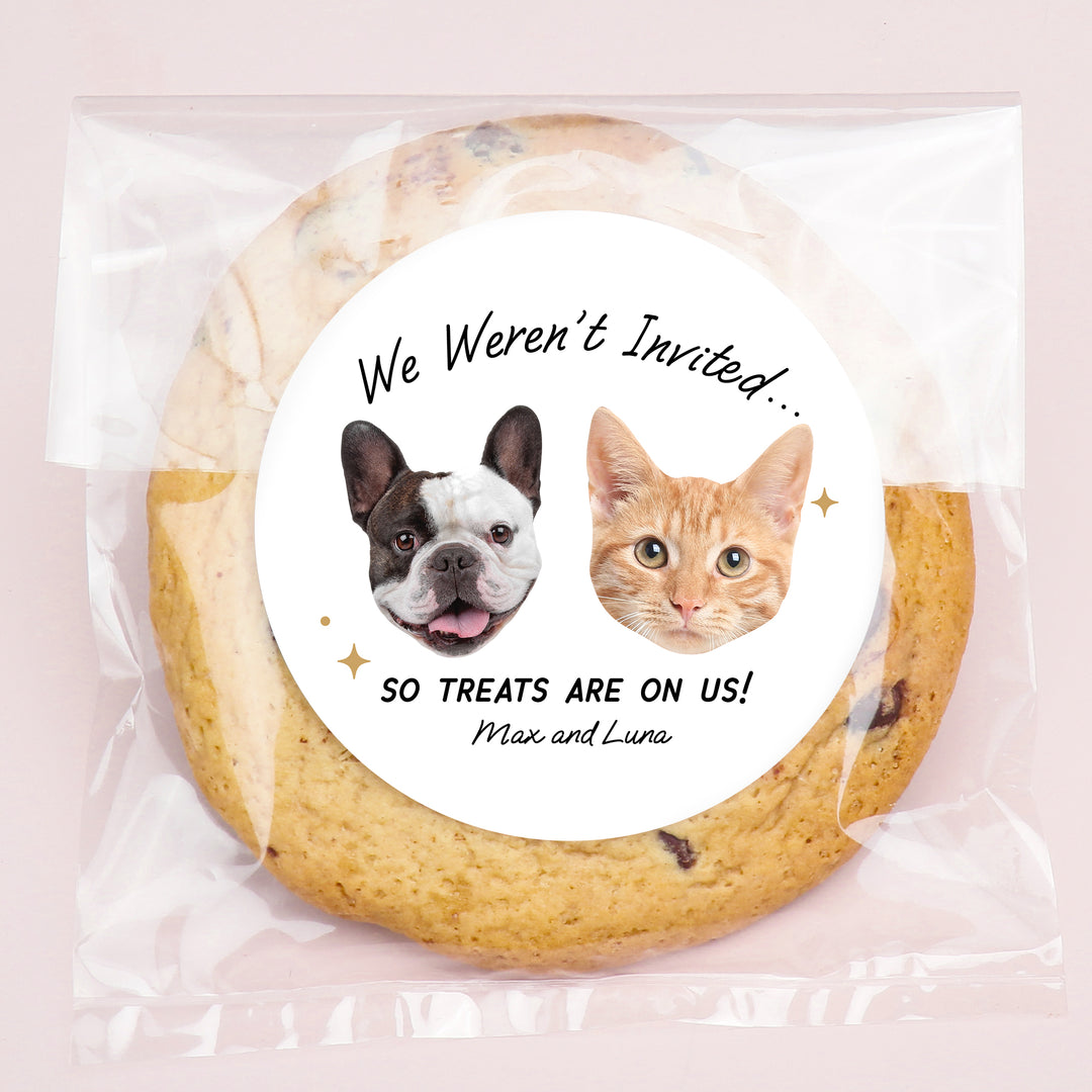 Custom Face Stickers & Clear Cookie Bags - Drinks On Us