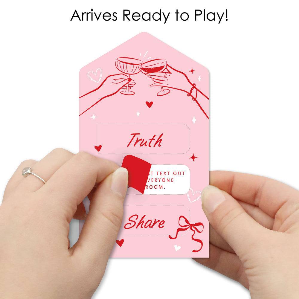Drinks with the Girls Truth, Dare, Share Pull Tabs - 12 Ct