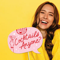 cocktail sayings prop design close up