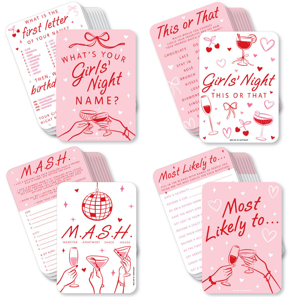 Drinks with the Girls game bundle cards full set