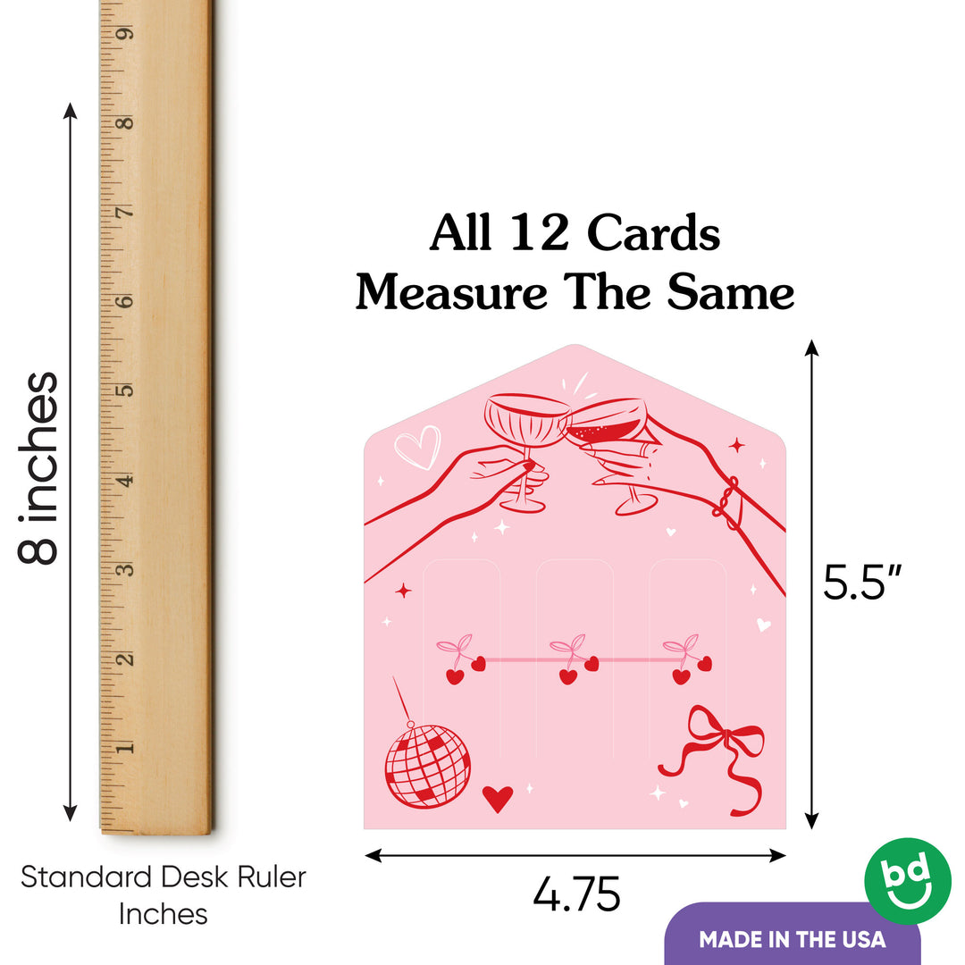 12 count cards with winner included display