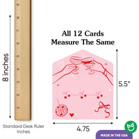 12 count cards with winner included display