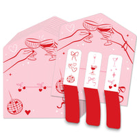 Drinks with the Girls 3 in a row game cards set