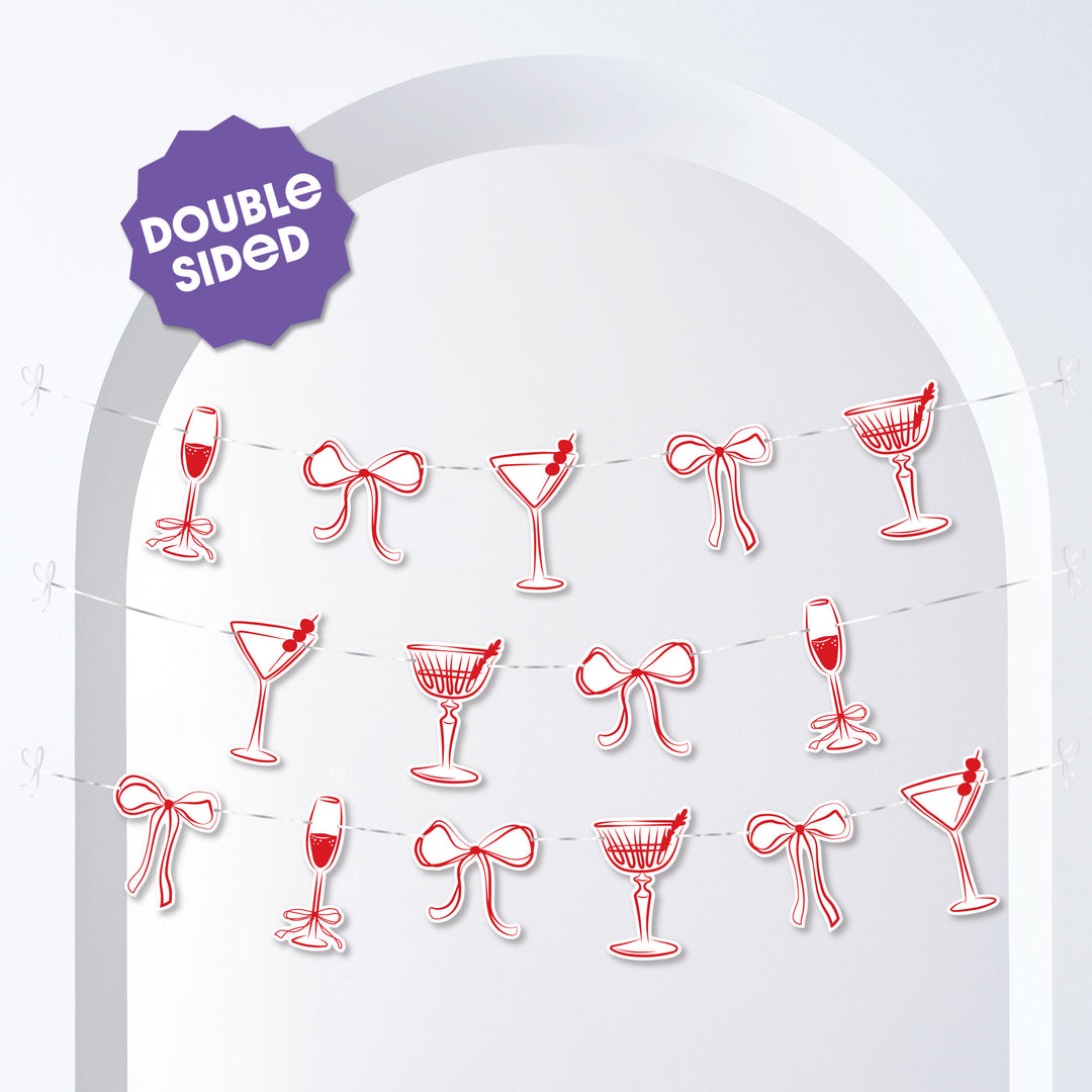double sided cardstock banner piece design view
