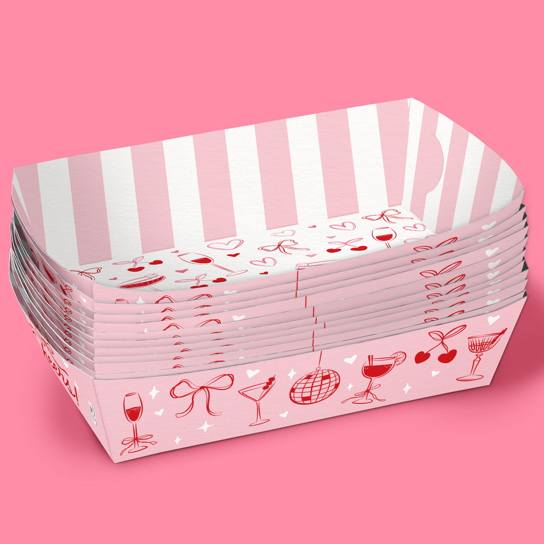 12 count trays stacked display