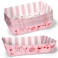 Drinks with the Girls paper food trays set