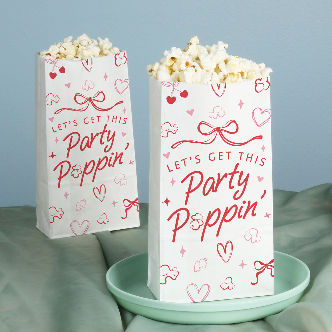 party poppin snack bag design close up