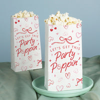 party poppin snack bag design close up