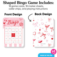 18 cards and game pieces included display