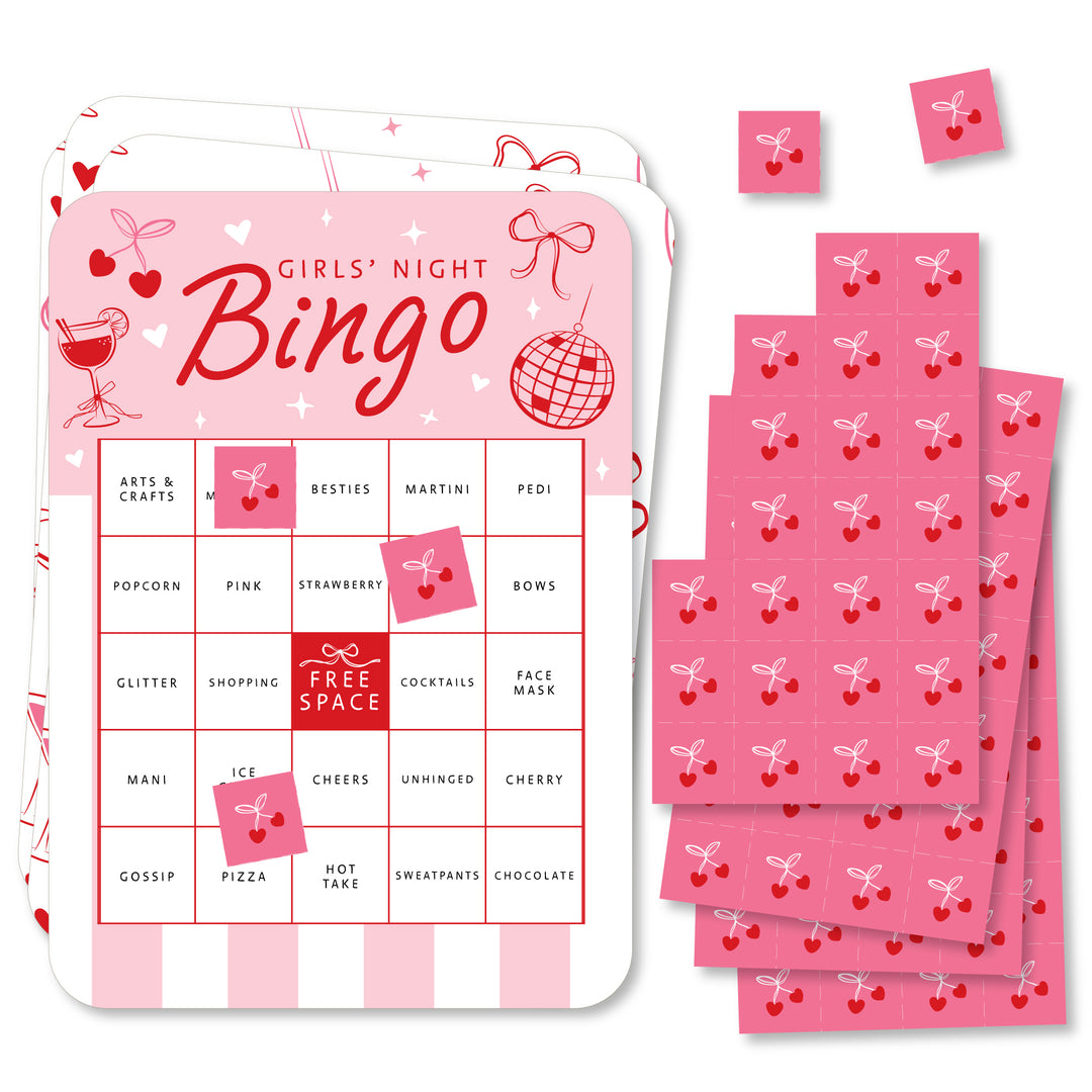 Drinks with the Girls bingo game full set