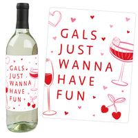 funny wine label sayings close up