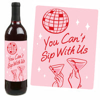 funny wine label sayings close up