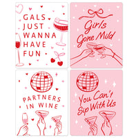 4 label designs included display