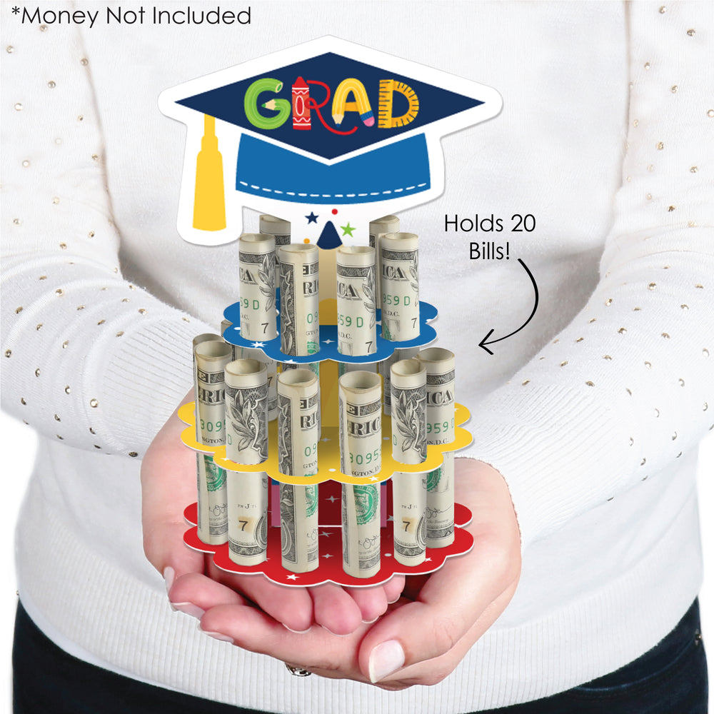 Kindergarten Grad Cash Cake - 1 Ct