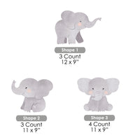 Elephant Yard Signs - 10 Ct