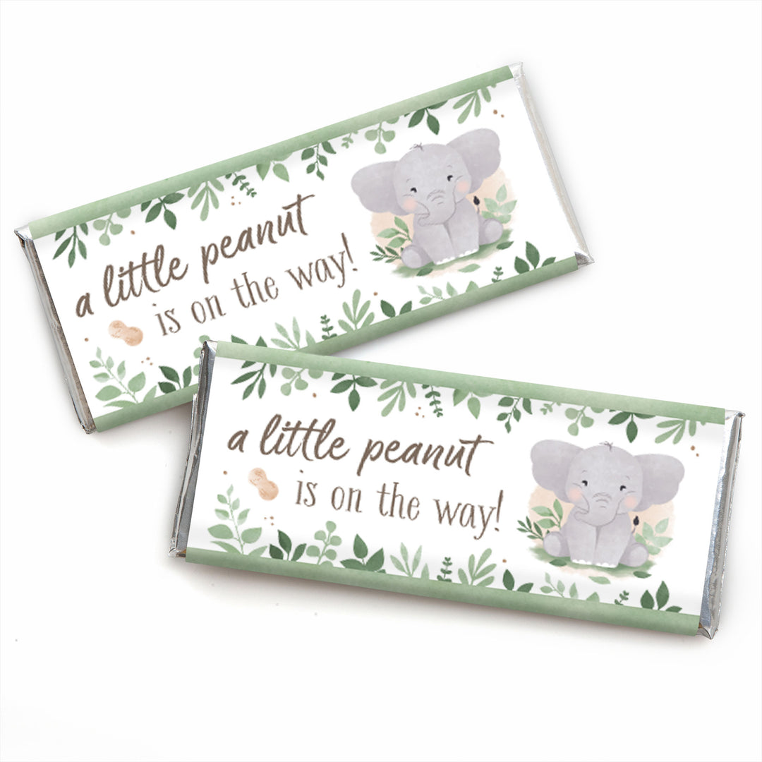 Elephant Candy Bar Wrapper - 24 Ct