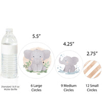 Elephant Large Confetti - 27 Ct