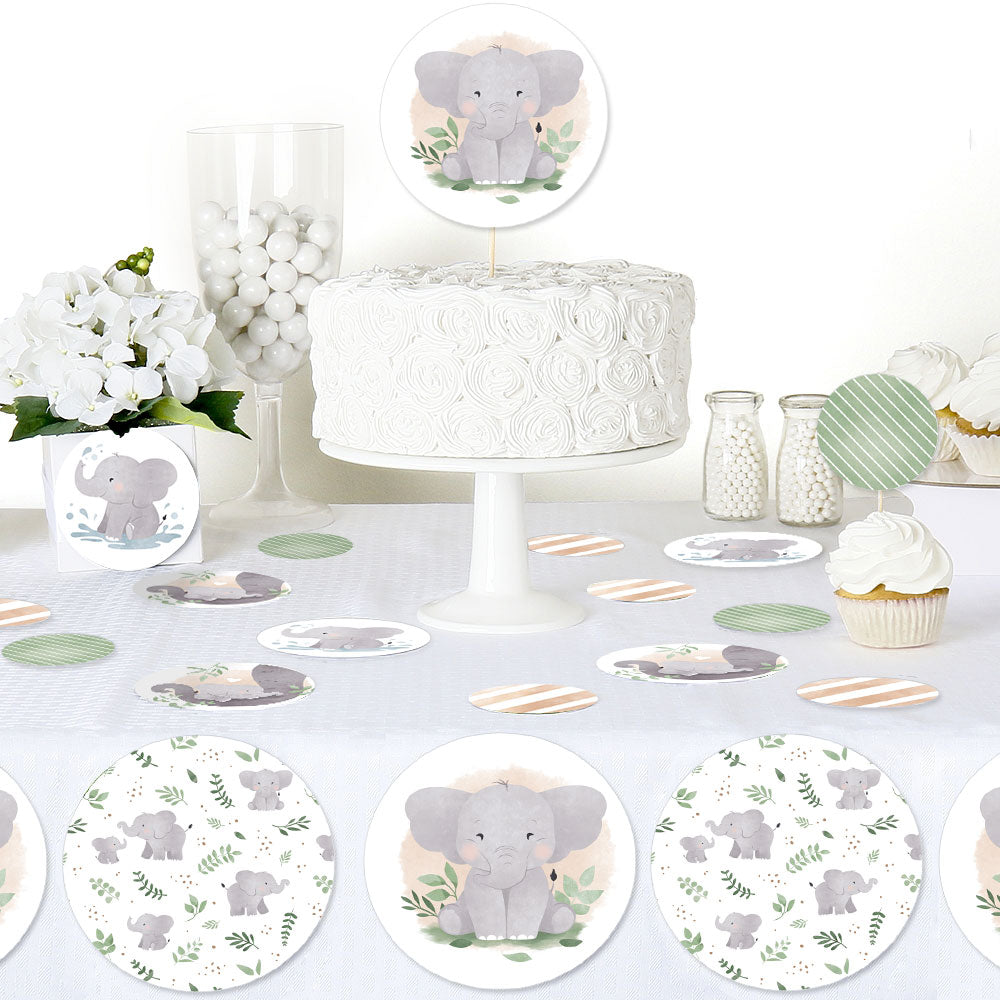 Elephant Large Confetti - 27 Ct