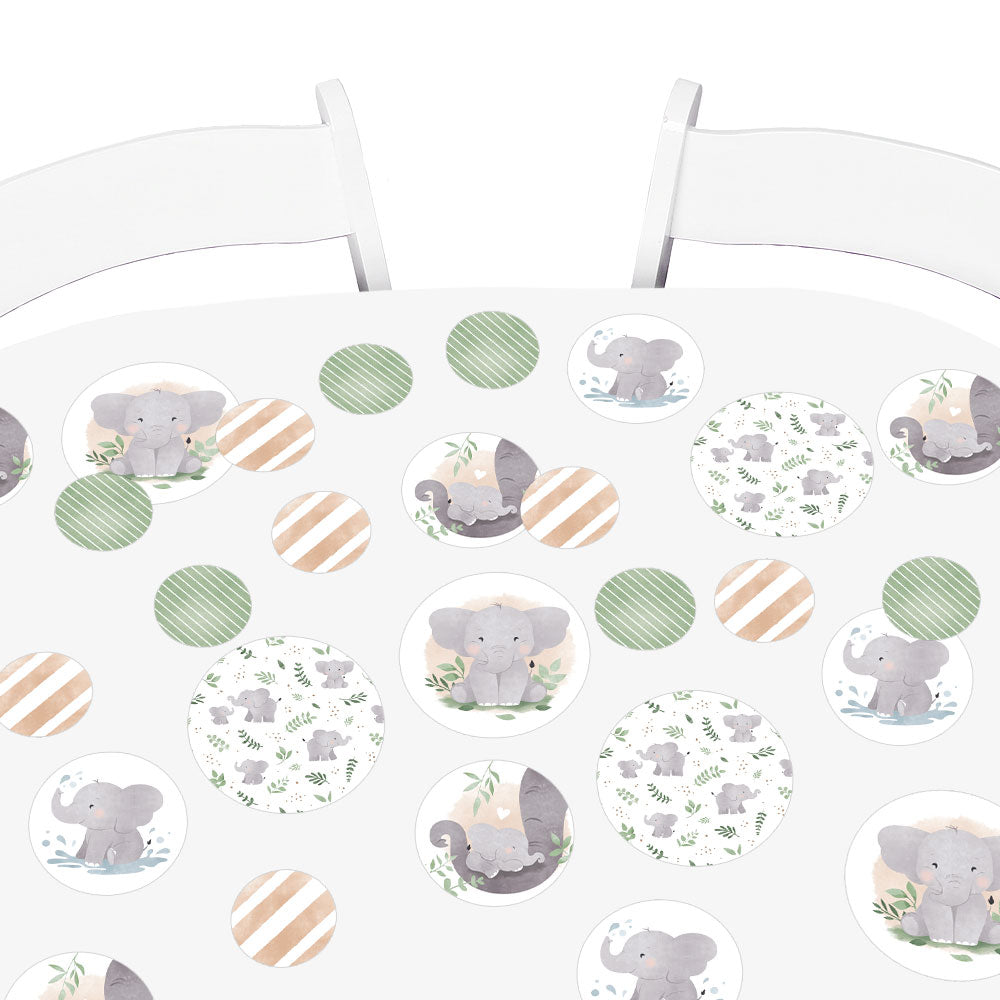 Elephant Large Confetti - 27 Ct