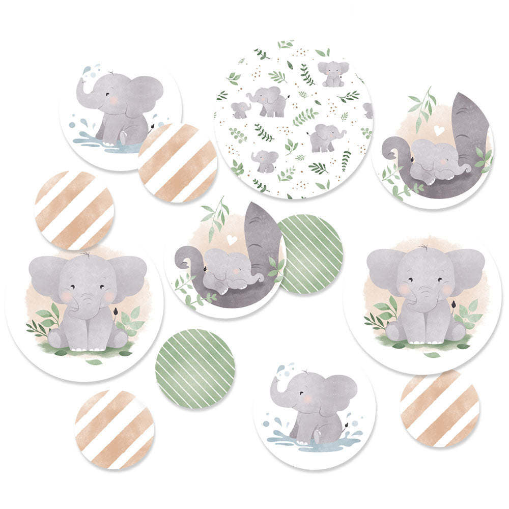 Elephant Large Confetti - 27 Ct