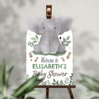Personalized Text Elephant Welcome Sign (Select Your Size)