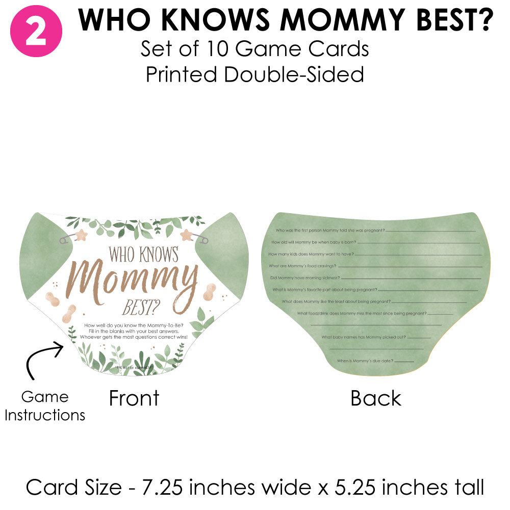 Elephant Baby Shower Gamerific Bundle