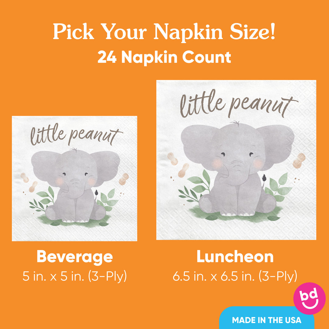 Napkins - Elephant - 24 Ct