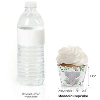 Elephant Cupcake Wrappers - 12 Ct