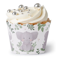 Elephant Cupcake Wrappers - 12 Ct