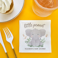 Custom Text Napkins - Elephant - 50 Ct