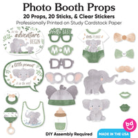 Elephant Photo Props - 20 Ct