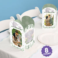 Elephant Photo Centerpieces - 8 Ct