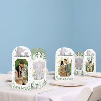 Elephant Photo Centerpieces - 8 Ct