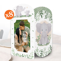 Elephant Photo Centerpieces - 8 Ct